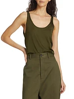 Winona Silk Scoopneck Tank Top