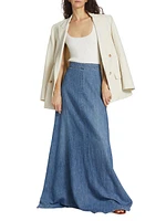 Astrid Denim Maxi Skirt