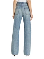 Mitchell Mid-Rise Straight Jeans