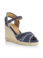 Bromelia 70MM Denim Wedge Sandals