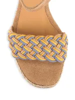 Anne Raffia Platform Sandals