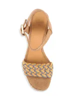 Anne Raffia Platform Sandals