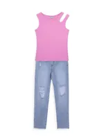Girl's Cut-Out Top