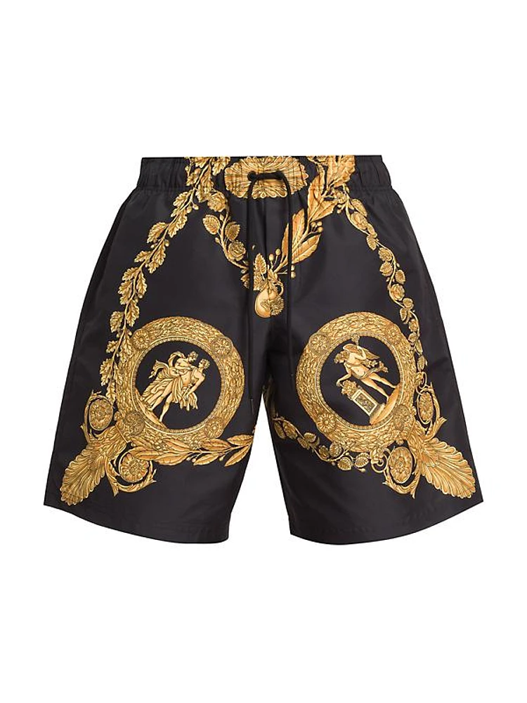 Baroque Print Swim Shorts