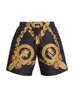 Baroque Print Swim Shorts