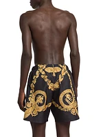 Baroque Print Swim Shorts