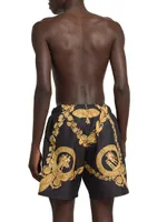 Baroque Print Swim Shorts