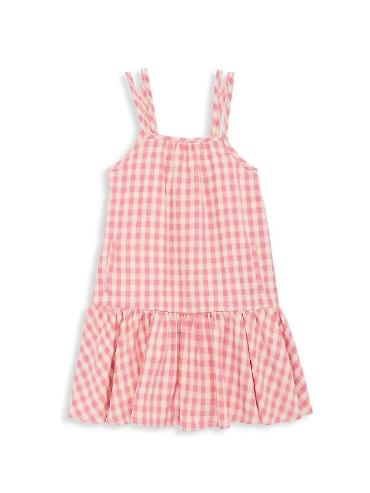 Little Girl's & Nova Gingham Print Dress