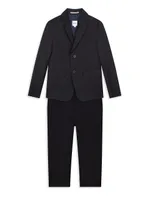 Little Boy's & Notch Lapel Wool-Blend Suit Jacket