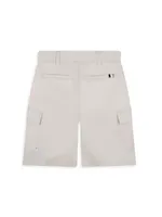 Little Boy's & Cotton-Blend Bermuda Shorts