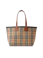 Medium London Check Tote Bag