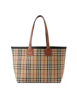 Medium London Check Tote Bag