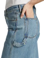 Subway Straight Mid-Rise Jeans