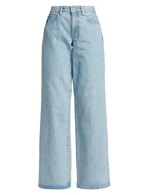 Mica Mid-Rise Rigid Wide-Leg Jeans