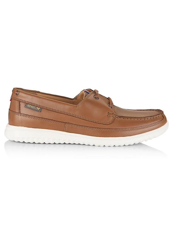 Trevis Leather Boat Shoes