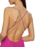 Sleeveless Open-Back Gown