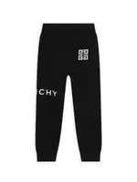 Little Boy's & Fleece Logo Sweatpants