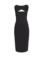 Tobia Cross-Strap Cocktail Dress