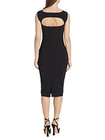 Tobia Cross-Strap Cocktail Dress