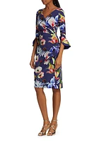 Triana Printed V-Neck Dress