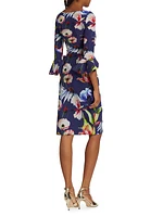 Triana Printed V-Neck Dress