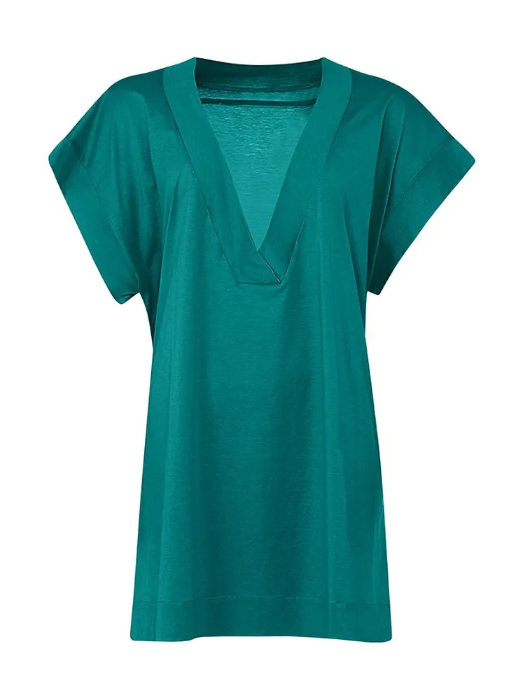 Renee Relaxed V-Neck Cover-Up