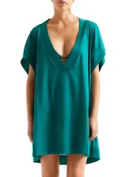 Renee Relaxed V-Neck Cover-Up