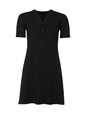 Tonic Rib-Knit Minidress