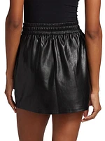 Better Than Leather Faux Leather Miniskirt