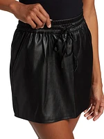 Better Than Leather Faux Leather Miniskirt