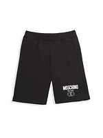 Little Boy's & Boy's Smiley Logo Shorts