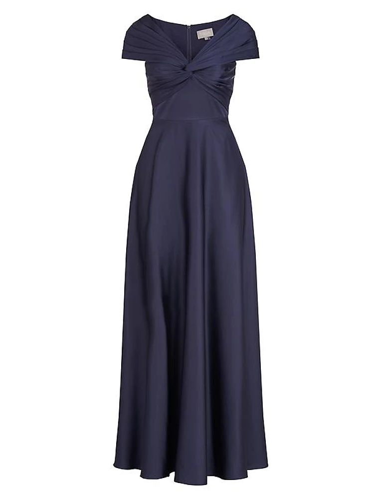 Francesca Twist A-Line Gown