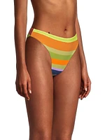 Flora Fernanda Striped Bikini Bottom