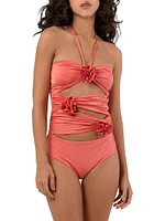 Trinitaria One-Piece Cut-Out Swimsuit