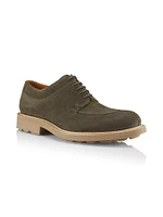 Catalpa Suede Lug-Sole Derbys