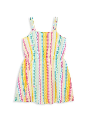 Girl's Sleeveless Woven Dress