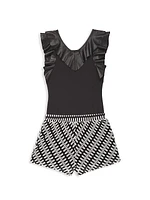 Girl's Ruffle Bodysuit