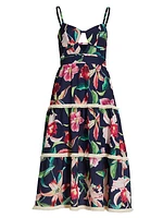 Laelia Floral Fit-&-Flare Dress