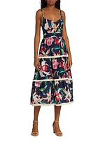 Laelia Floral Fit-&-Flare Dress