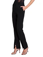 Wool Split-Leg Pants