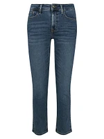 Stretch Straight-Fit Jeans