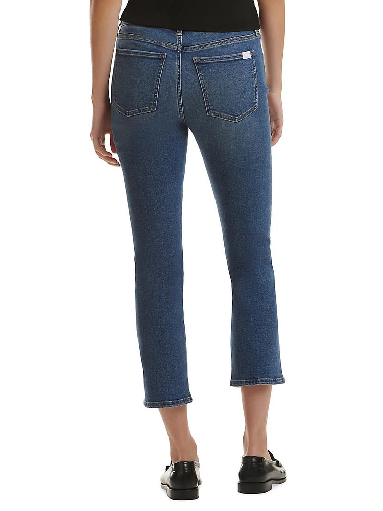 Stretch Straight-Fit Jeans