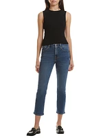 Stretch Straight-Fit Jeans