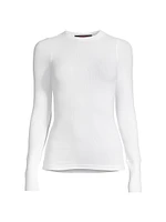 Orion Ribbed Long-Sleeve Top