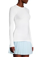 Orion Ribbed Long-Sleeve Top