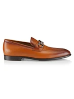 Foster Gancini Leather Loafers