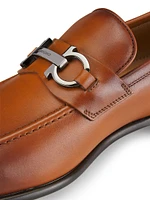 Foster Gancini Leather Loafers