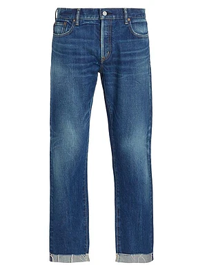 Dellwood Tapered Cotton Jeans