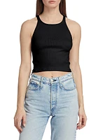 Cropped Ribbed Tank