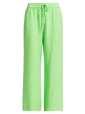 Gwynth Linen Wide-Leg Pants